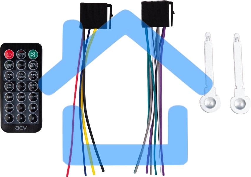 Автомагнитола ACV AVS-601UBM 1DIN 4x50Вт AUX 3 (43340)