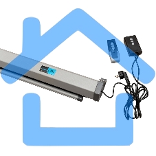 Экран Sakura Pro 200x150см Motoscreen 4:3 настенно-потолочный (моторизованный) 100' фибергласс, серый корпус