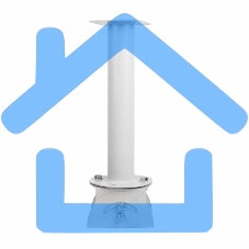 Кронштейн для камер видеонаблюдения Rexant двойной с поворотными площадками, 30 см