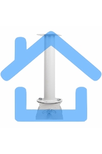 Кронштейн для камер видеонаблюдения Rexant двойной с поворотными площадками, 30 см