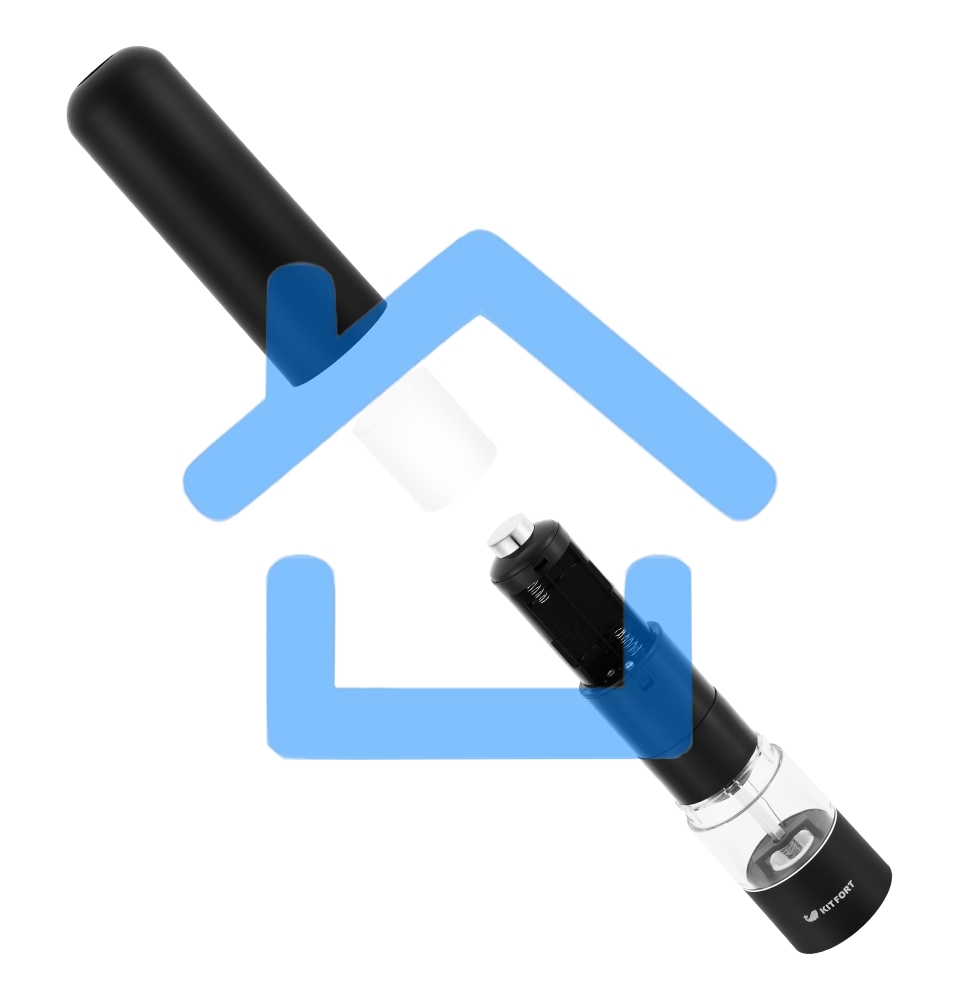 Мельница для специй Kitfort Материал пластик.Комплектация 2 шт.