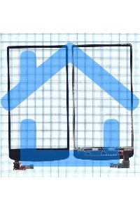 Сенсорное стекло (тачскрин) для OPPO N1, черное