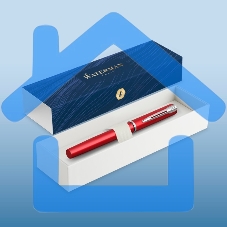 Ручка перьевая Waterman Graduate Allure (CW2068194) LaqRed CT F сталь нержавеющая, подарочная коробка