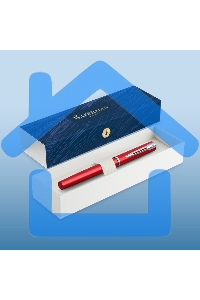 Ручка перьевая Waterman Graduate Allure (CW2068194) LaqRed CT F сталь нержавеющая, подарочная коробка