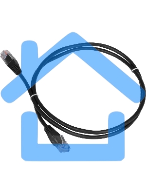 Патч-корд Lanmaster TWT UTP кат.5e, с заливными колпачками, 20.0 м, черный