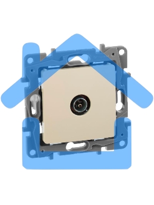 Розетка TV Звезда сл. кость ETIKA 