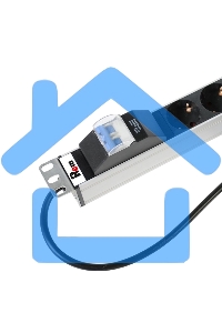 Вертикальный блок розеток ЦМО Rem-16 с авт. 16А, 20 Shuko, 16A, алюм., 33-38U, шнур 3 м. (R-16-20S-A-1420-3)