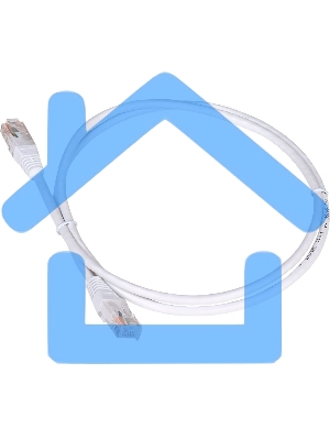 Патч-корд Lanmaster TWT UTP кат.5e, с заливными колпачками, 15.0 м, белый