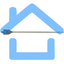 Сверло Matrix по дереву перовое удлиненное, 24 х 300 мм