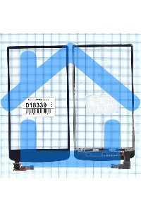 Сенсорное стекло (тачскрин) для OPPO N1, черное