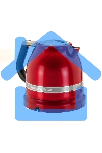 Чайник электрический KitchenAid 5KEK1522 1.5л. 2400Вт серебристый матовый/карамельное яблоко (корпус: алюминий)