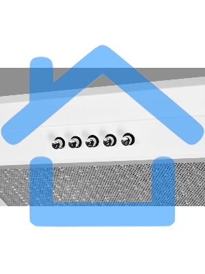 Вытяжка встраиваемая Kuppersberg Inlinea 52 W X белый, 52 см, 1300 куб. м/ч, 39 дБ