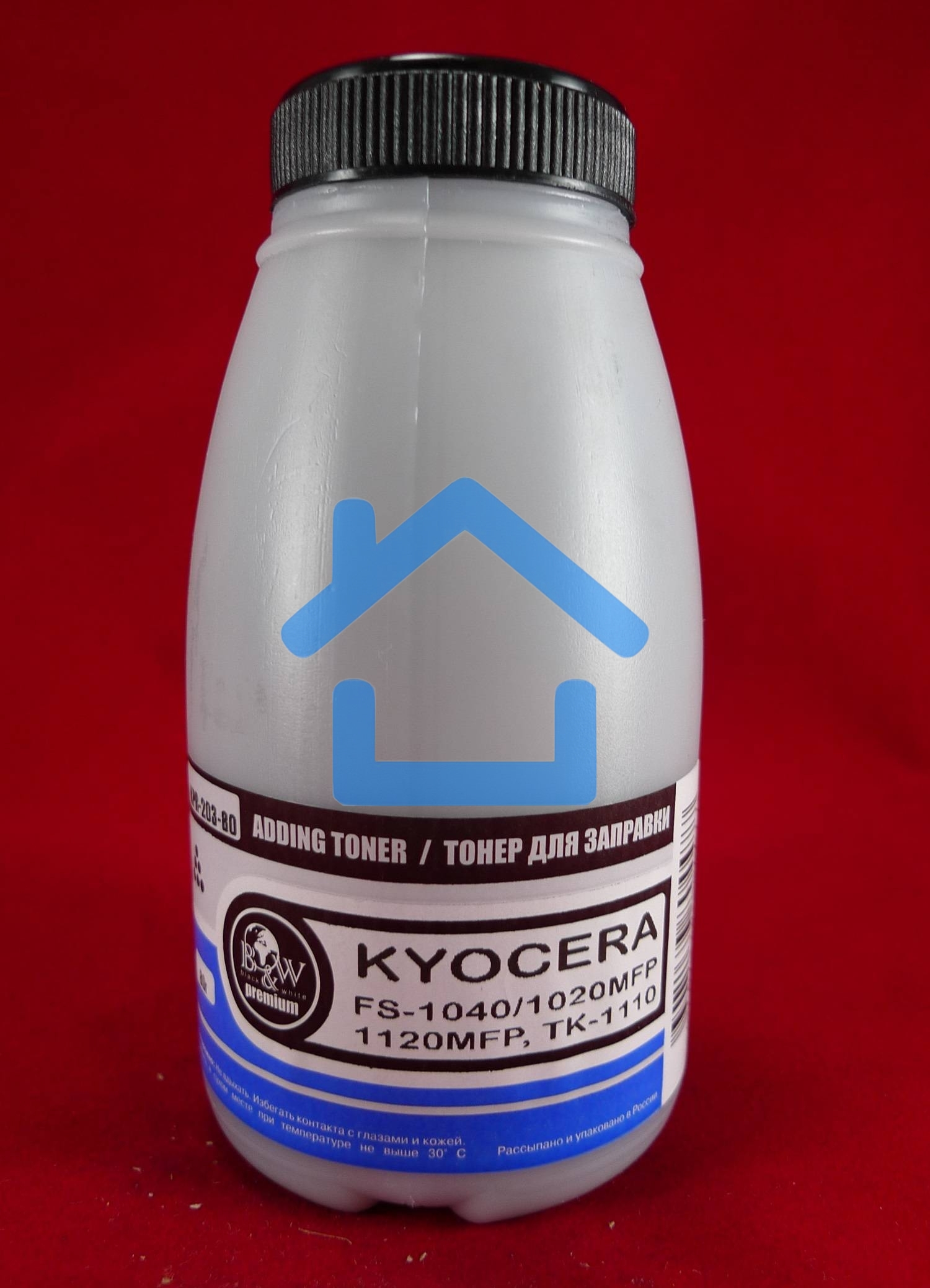 Тонер Kyocera TK-1110, FS-1040/1020MFP/1120MFP (фл. 80г) B&W Premium (Tomoegawa) фас Россия