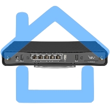 Беспроводной маршрутизатор MikroTik hAP ac3 with 4-core 716 MHz CPU, 256MB RAM, 5 x Gigabit LAN (PoE-out on port#5)