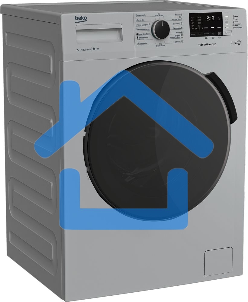 Стиральная машина Beko RSPE78612S серебристый, загрузка фронтальная 7 кг, 1200 об/мин., класс: А