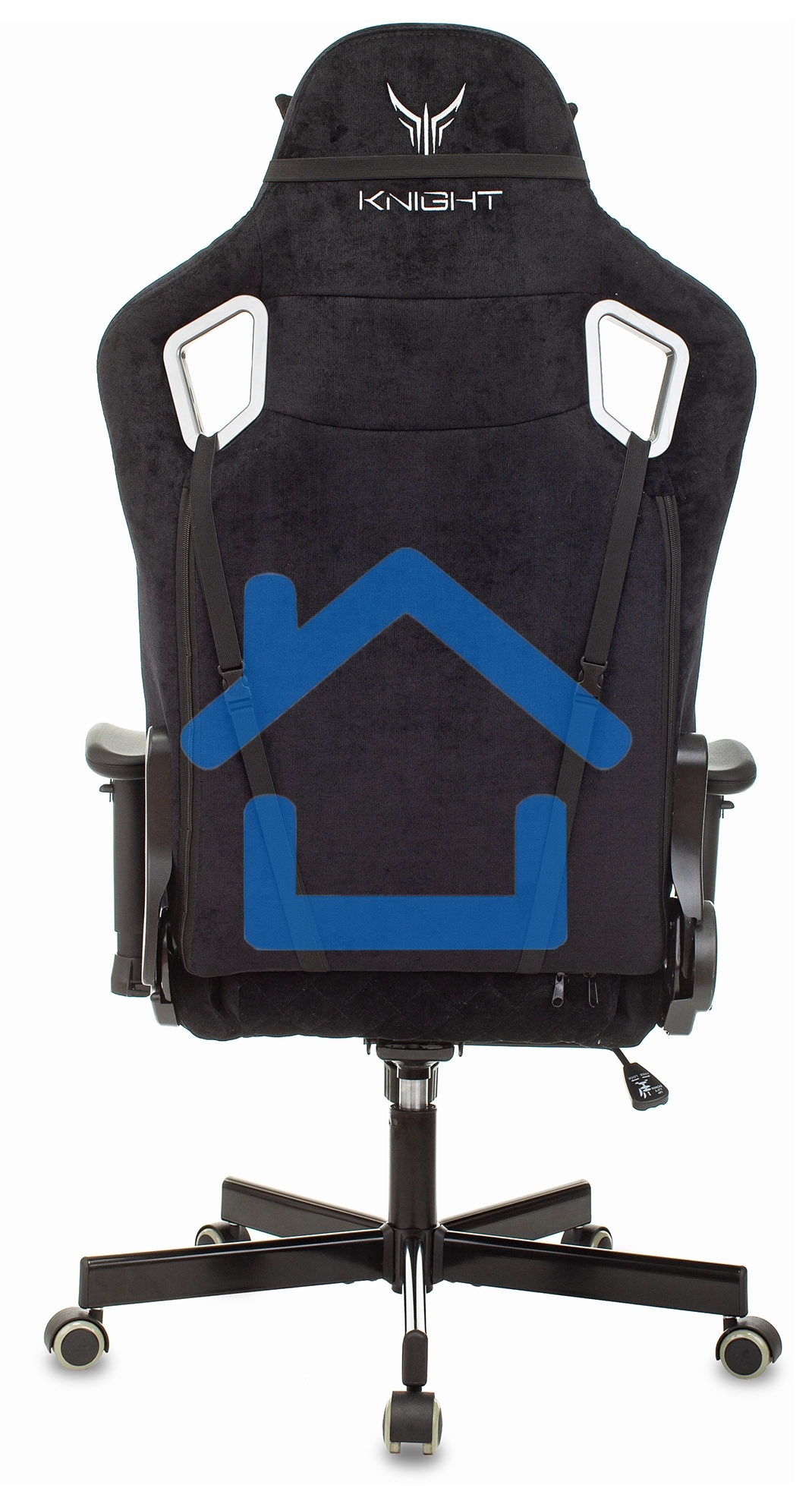 Кресло игровое Бюрократ Knight Outrider Light-20 черный с подголов. крестовина металл