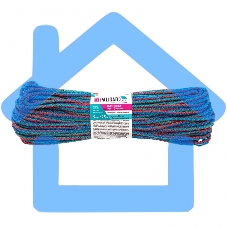 Шнур бельевой полипропиленовый с сердечником, 5 мм L 25 м, цветной, HomePalisad