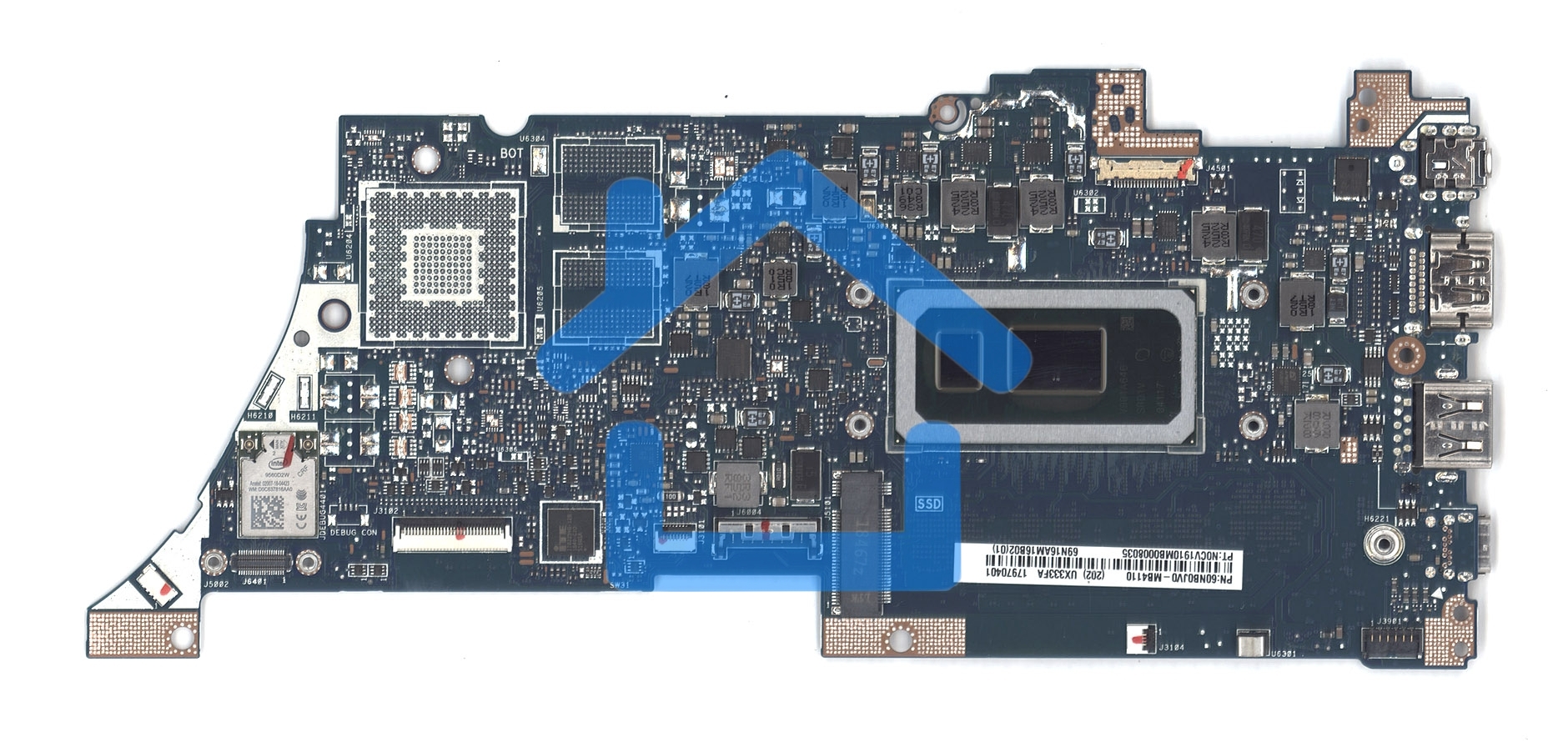Материнская плата для Asus UX333FA 8G/I3-8145U 90NB0JV0-R00041