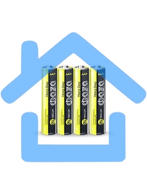 Элемент питания солевой R03 Heavy Duty Shrink-4 (уп.4шт) ФАZА 4895205002326, 1.5 В