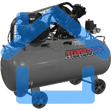 Компрессор поршневой Парма K-2200/100РМ масляный 336л/мин 50л 2200Вт серый/черный