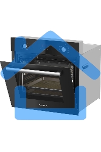 Духовой шкаф электрический Darina 2V5 BDE 112 708 B черный, встраиваемый