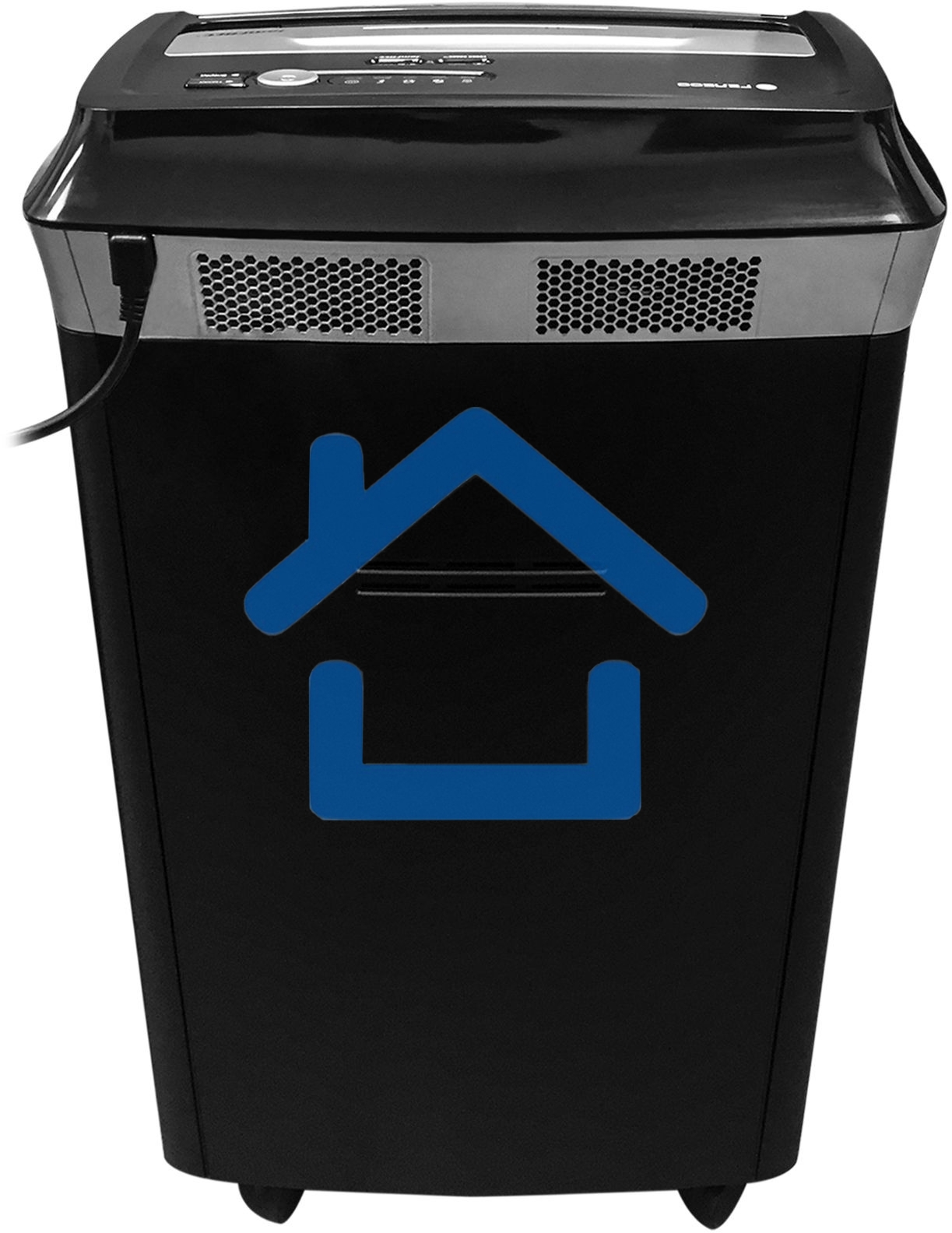 Шредер ГЕЛЕОС УМ35-4 (DIN P-4) фрагмент 3,9x30мм, 26 листов (70гр./м²), 35 литров, Уничт.скобы,скрепки,пл.карты,CD. TouchGuard.JamFree.ECO