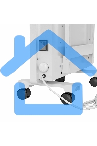 Конвектор MTX КМ-1000.1 белый, 1000 Вт, 15 м2, термостат