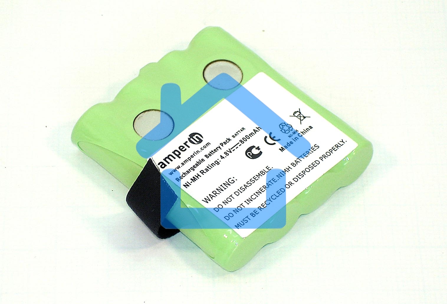 Аккумулятор Amperin для Midland G223 G300 (BATT-4R) 800mAh 4.8V Ni-MH