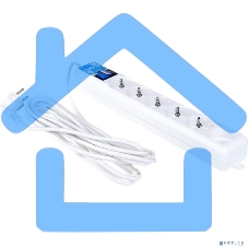 Фильтр-удлинитель PowerCube PRO (SPL(5+1)-16B-P-5М) 5.0 м, LC контур - подавление В/Ч помех, 16А/3,5кВт