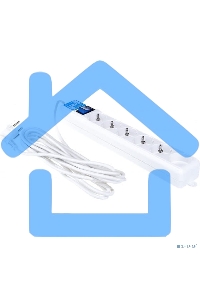 Фильтр-удлинитель PowerCube PRO (SPL(5+1)-16B-P-5М) 5.0 м, LC контур - подавление В/Ч помех, 16А/3,5кВт