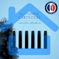 Картридж Waterman International 52011 (CWS0110940) Intense черный чернила, для ручек перьевых (6шт)