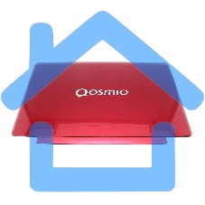 Крышка матрицы для Toshiba Qosmio F60 красная