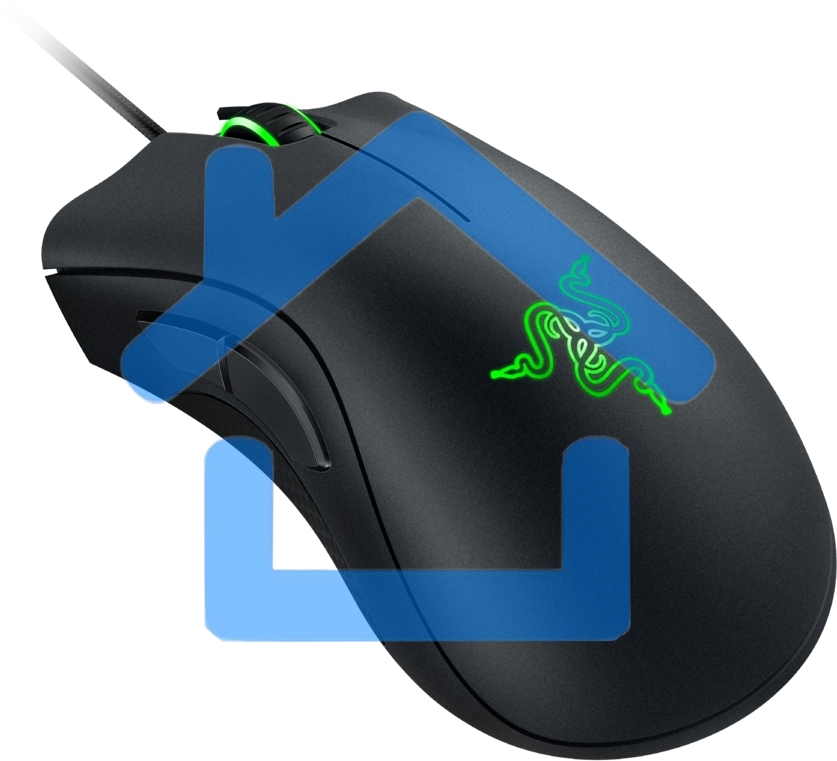 Мышь проводная Razer DeathAdder Essential черный, 6400 dpi, USB, кнопки - 5