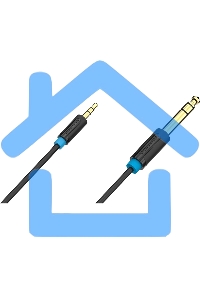 Кабель Vention аудио Jack 6,5 мм M/ 3,5 M - 3 м