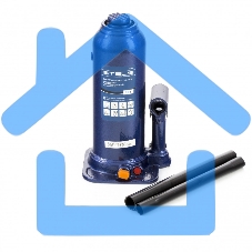 Домкрат гидравлический бутылочный, 8 т, h подъема 222-447 мм Stels