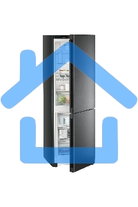 Холодильник Liebherr CNBDB 5223-22 001 черная нержавеющая сталь двухкамерный 225/94л морозилка снизу, No Frost