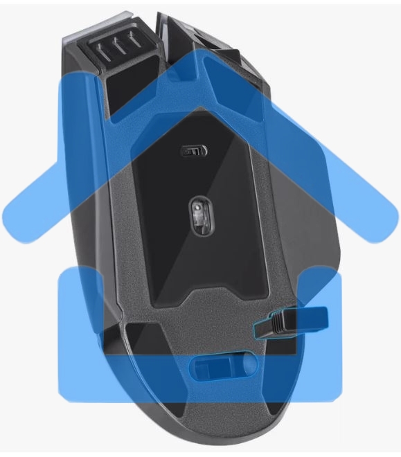 Мышь беспроводная Defender Oneshot GM-067 черный, 3200 dpi, радиоканал, USB, кнопки - 7