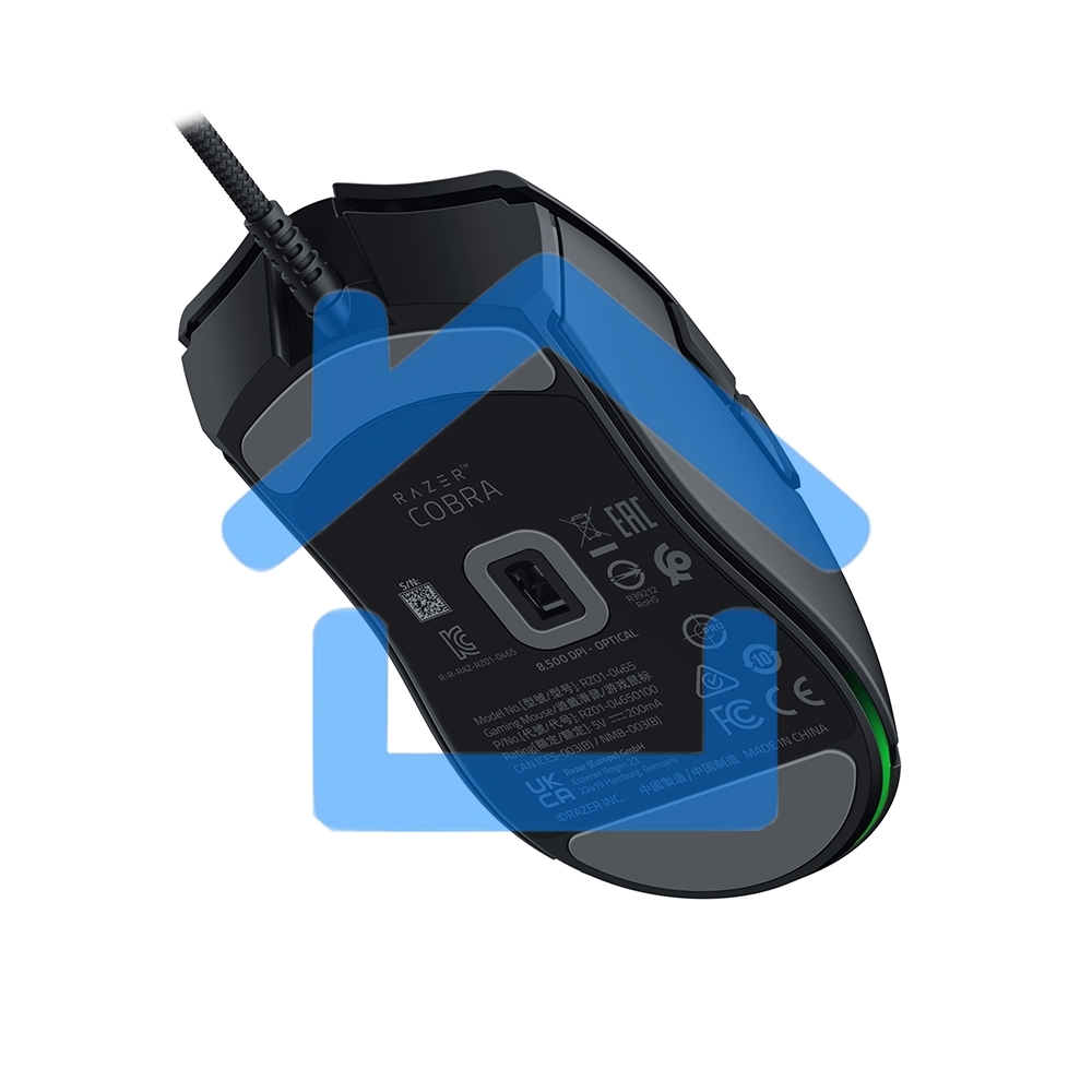 Мышь проводная Razer Cobra черный, 8500 dpi, USB, кнопки - 6