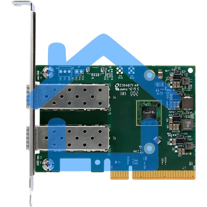 Сетевая карта ConnectX-6 Lx EN adapter card, 25GbE, Dual-port SFP28, PCIe 4.0 x8, No Crypto, Tall Bracket