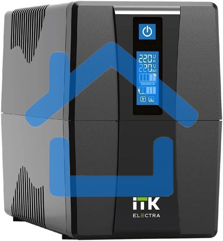 Источник бесперебойного питания ITK Electra EET-1000VA-1-002-S 600Вт 1000ВА черный