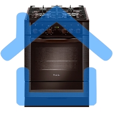 Плита комбинированная Gefest ПГЭ 6502-03 0045 коричневый, конфорок 4 газовых, духовка 55 л, 60 см x 85 см x 60 см