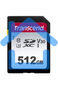 Карта памяти Transcend 512Gb UHS-I U3 SD card