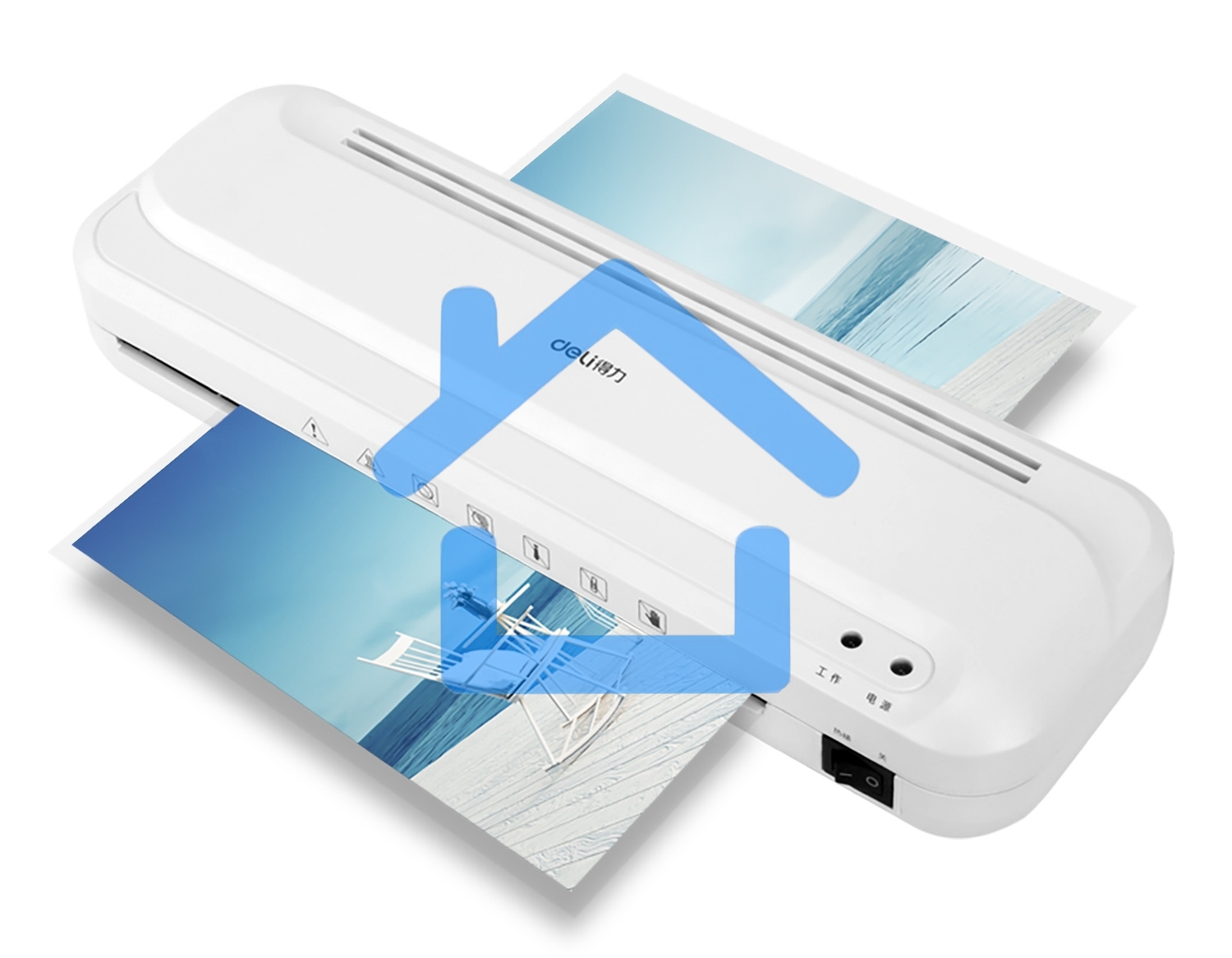 Ламинатор Deli E2132 A4 (70-100мкм) 22см/мин реверс