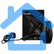 Фен Hyundai H-HD0767 2000Вт черный