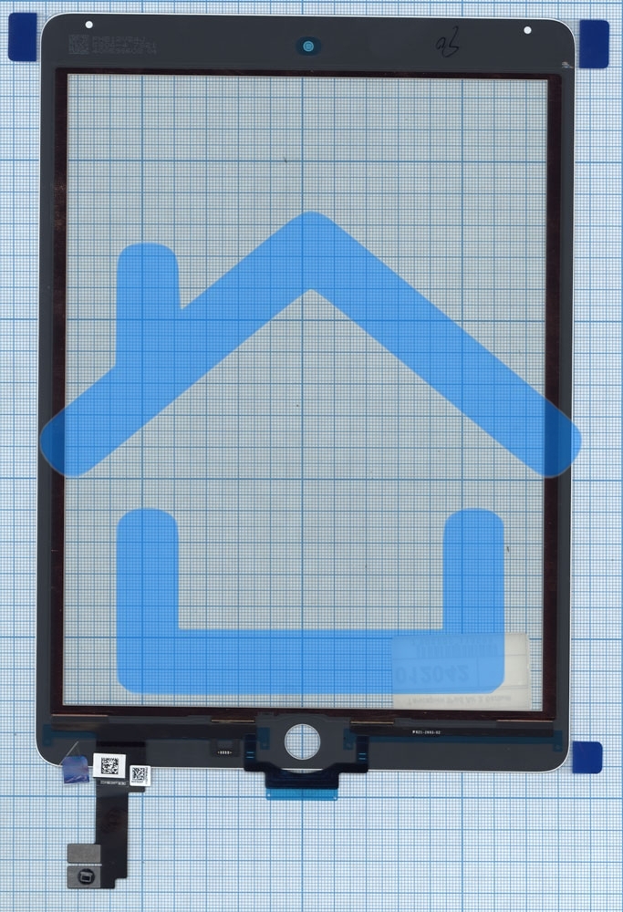 Сенсорное стекло (тачскрин) для iPad Air 2 (A1566, A1567) белое OEM