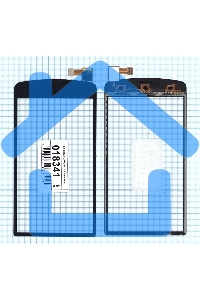 Сенсорное стекло (тачскрин) для OPPO N1 mini, черное