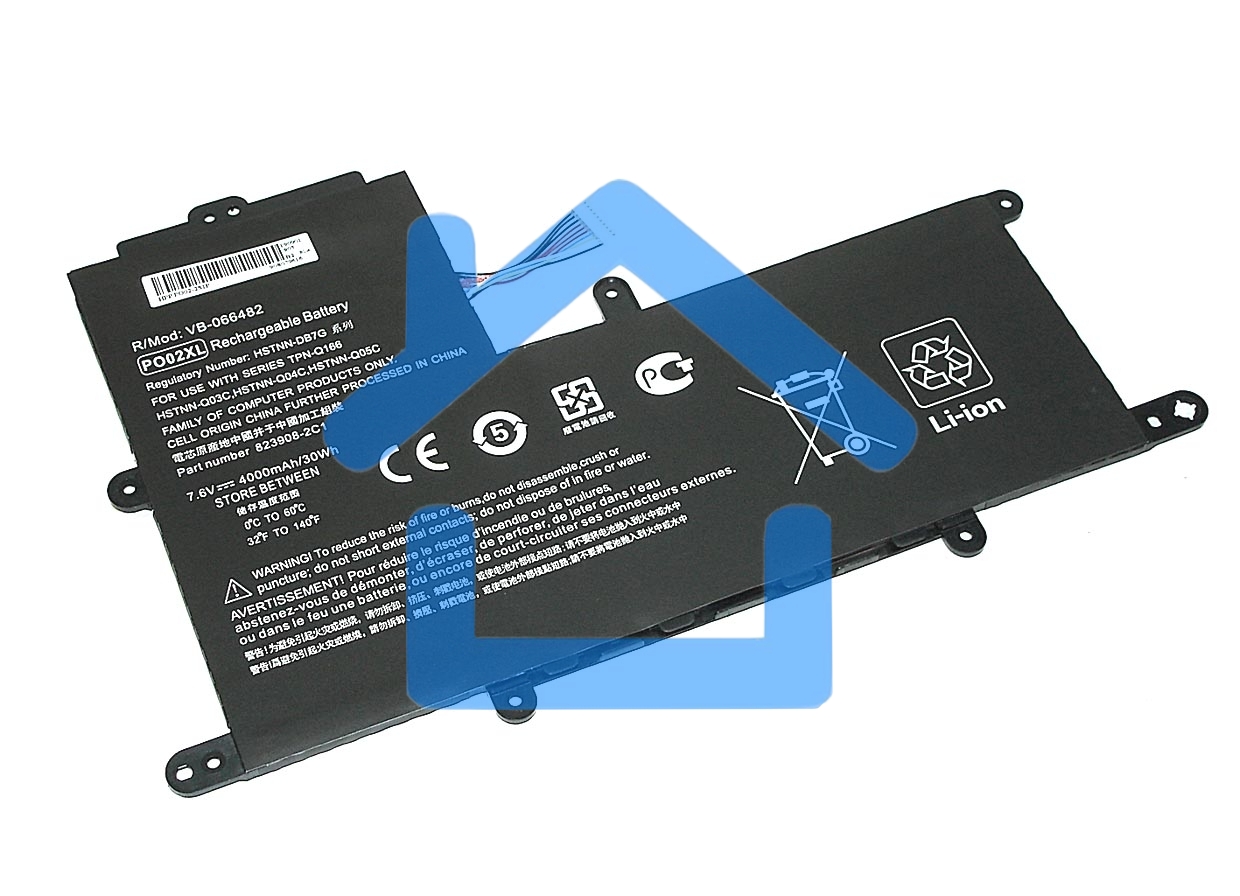 Аккумуляторная батарея для ноутбука HP Stream 11-R (PO02XL) 7,6V 4000mAh OEM