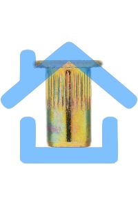 Заклепки резьбовые Denzel стальные, оцинкованные, М4, пластиковый кейс, 140 шт.