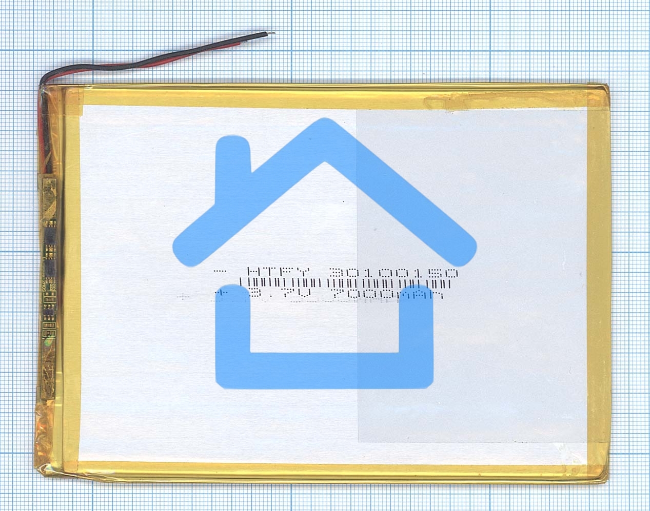 Аккумулятор Li-Pol (батарея) 3*100*150мм 2pin 3.7V/7000mAh