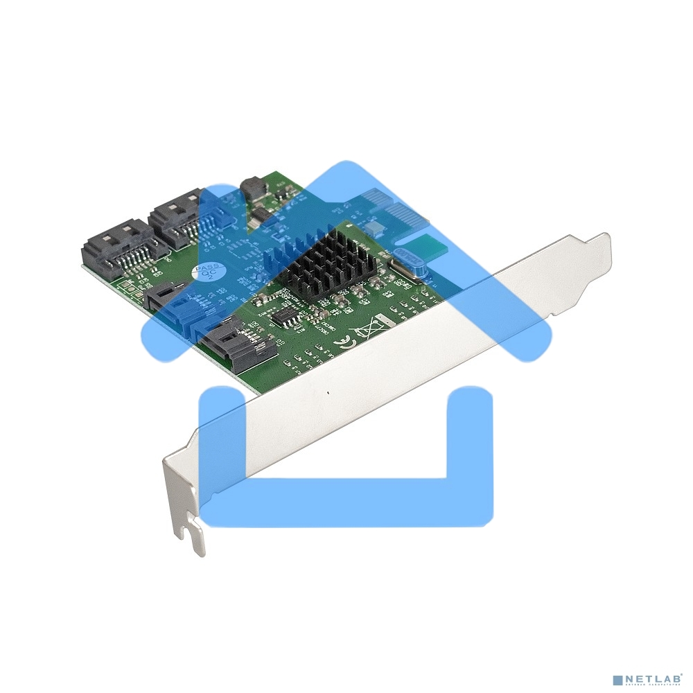 Контроллер ExeGate EXE-503 PCI-E 2.0, SATA3 6Gb/s, 4 int (OEM)